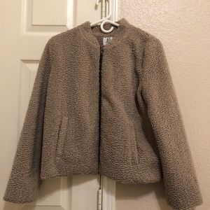 Dra teddy faux fur jackeg